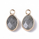 Pendentifs de labradorite naturelle(G-S359-014A)-2