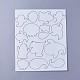esponja eva juegos de papel de espuma de hoja(AJEW-TAC0019-12D)-1