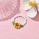 3Pcs 3 Style Glass Seed Beaded Stretch Rings(RJEW-JR00658-01)-3