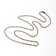 Iron Cable Chain Necklace Making(MAK-J009-38AB)-2