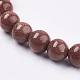Synthetic Goldstone Bead Strands(X-G-R193-04-8mm)-3