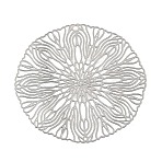 304 Stainless Steel Pendants, Flat Round with Leaf Charms, Etched Metal Embellishments, Stainless Steel Color, 39x0.3mm, Hole: 1.4mm(STAS-G396-16P)