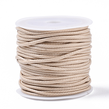 Waxed Polyester Cords, for Jewelry Making, Peru, 1.5mm, about 10m/roll