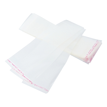 Rectangle OPP Cellophane Bags, Clear, 26.5x8cm, Unilateral Thickness: 0.035mm, Inner Measure: 21x8cm