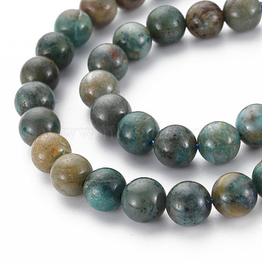 Natural Chrysocolla Beads Strands(G-S376-004B)-3
