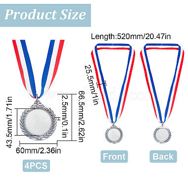 4Pcs Alloy Blank Medal(AJEW-FG0002-70P)-2