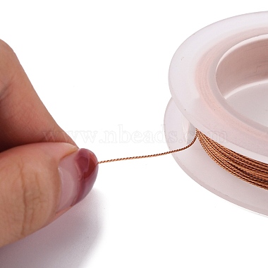 3 Strands Copper Craft Wire(CWIR-WH0005-0.5mm-R)-3