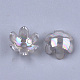 Transparentes bouchons acrylique de perles(X-TACR-T007-07)-3