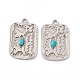 Synthetic Turquoise Pendants(PALLOY-D013-12AS)-1