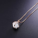 SHEGRACE Trendy Real Rose Gold Plated Necklace(JN445A)-2