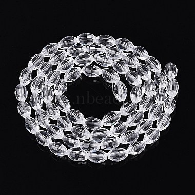 Transparent Glass Beads Strands(GLAA-N071-01A-A01)-2