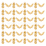 304 Stainless Steel Bead Tips, Calotte Ends, Clamshell Knot Cover, Golden, 5x3x2mm, Hole: 1mm, Inner Diameter: 3mm, 50pcs/box(STAS-UN0002-38C)
