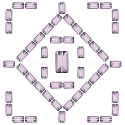 SUNNYCLUE Imitation Austrian Crystal Beads, Grade AAA, Faceted, Rectangle, Dark Slate Blue, 8x14x5.5mm, Hole: 0.9~1mm, 50pcs/box(GLAA-SC0001-49A)