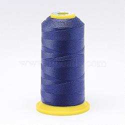 Nylon Sewing Thread, Midnight Blue, 0.6mm, about 300m/roll(NWIR-N006-01L-0.6mm)