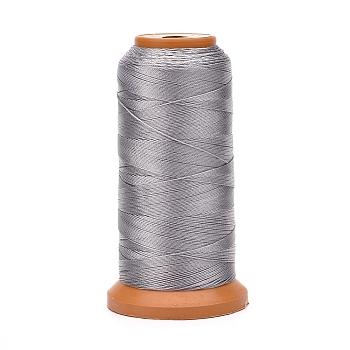 Polyester Threads, for Jewelry Making, Silver, 0.2mm, about 1093.61 yards(1000m)/roll