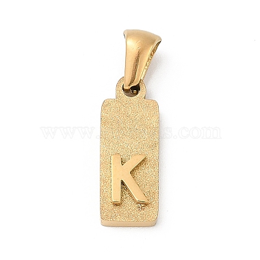 Golden Letter K 304 Stainless Steel Pendants