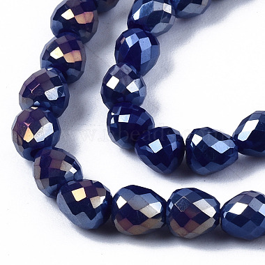 Opaque Glass Beads Strands(X-EGLA-T008-16B)-3