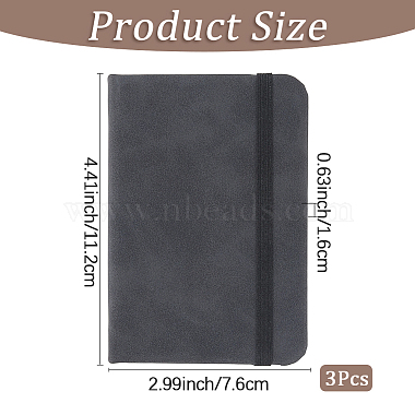 3Pcs Rectangle PU Leather  Notebook(AJEW-CL0003-36A)-2