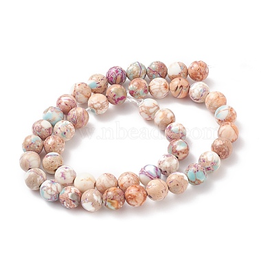 Natural Imperial Jasper Beads Strands(G-E358-8m-01)-3
