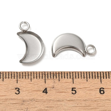 304 Stainless Steel Pendant Cabochon Settings(STAS-P210-05P)-5