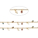 Handmade Brass Bar Link Chains(CHC-I036-45G)-2