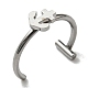 304 Stainless Steel Eyebrow Ring(AJEW-H140-05P)-1