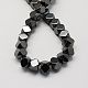 Non-magnetic Synthetic Hematite Beads Strands(G-Q903-3mm)-1