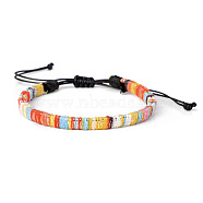 Bohemian Style Handmade Woven Bracelet - Retro Accessories for Spring., Mixed Color, 0.1cm(ST1490747)