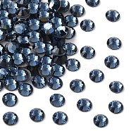 Preciosa&reg Crystal Hotfix Flatback Stones, Czech Crystal, Round(438 11 612 Chaton Rose VIVA 12 &reg), 30150 Denim Blue, SS6(1.9~2.1mm)(Y-PRC-HSS6-30150)