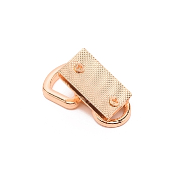 Zinc Alloy Bag Lock Catch Clasps, Rectangle, Light Gold, 42x23.5x15.5mm, Inner Size: 8.5x11.5mm & 13x15mm