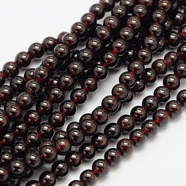 Garnet Round Beads Strands(G-O081-03-6mm)-2