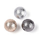 Textured Plating Opaque Acrylic Beads(X-PACR-T019-02M)-2