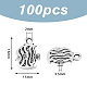 100PCS Alloy Fish Charms(TIBEP-DC0001-27)-2