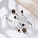 Natural Gemstone Dangle Earrings Sets(EJEW-JE02813)-3