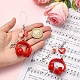 5Pcs Acrylic & Plastic Mobile Straps(HJEW-YW00444)-5