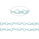 スプレー塗装された真鍮のハートリンクチェーン(CHC-I038-25D)-2