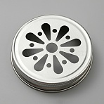 Iron Hollow Candle Lids, Candle Toppers, Flat Round, Lemon, 7.25x1.5cm, Inner Diameter: 6.8cm(FIND-WH0110-659)