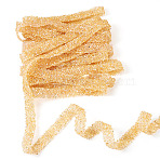 5M Glitter Resin Hotfix Rhinestone, Hot Melt Adhesive on the Back, Rhinestone Trimming, Light Topaz, 14x2mm(DIY-TA0011-25A)