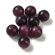 Natural Bodhi Root Beads, Dyed, Buddha Beads, Round, Purple, 11mm, Hole: 1.8mm.(FIND-Z037-01C)