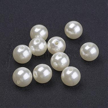 12mm Ivory Round Acrylic Beads