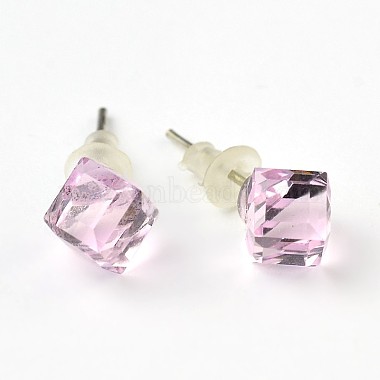 Shiny Glass Rhinestone Stud Earrings(EJEW-F0039-M)-4