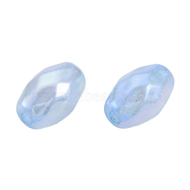 Rainbow Iridescent Plating Acrylic Beads(OACR-N010-076)-4