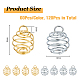 120Pcs 2 Colors Iron Spring Bead Cage Pendants(IFIN-HY0001-07)-2