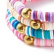 Handmade Polymer Clay Heishi Beads Stretch Bracelets Set(BJEW-JB07394)-3