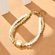 Brass Multi-strand Bracelets(BJEW-M056-09G-05)-1