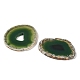 cabochons en tranches d'agate druzy naturelle(G-F826-E08)-2