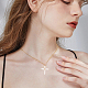 Chgcraft 12 pcs 2 couleurs coquille d'eau douce naturelle perles rondes pendentifs tissés(FIND-CA0006-96)-5