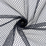 Polyester Mesh Fabric, Clothing Accessories, Black, 1500x750x0.5mm(DIY-WH20002-182A-01)
