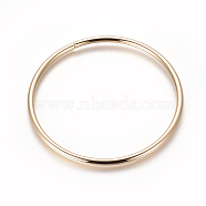 Iron Bag Handles, Ring, Light Gold, 111.5x5mm, Inner Diameter: 101.5mm(FIND-WH0043-52)