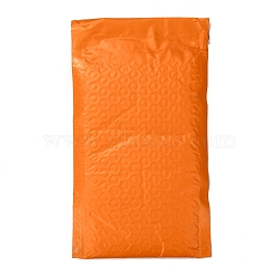 Matte Film Package Bags, Bubble Mailer, Padded Envelopes, Rectangle, Dark Orange, 22.2x12.4x0.2cm(OPC-P002-01C-07)